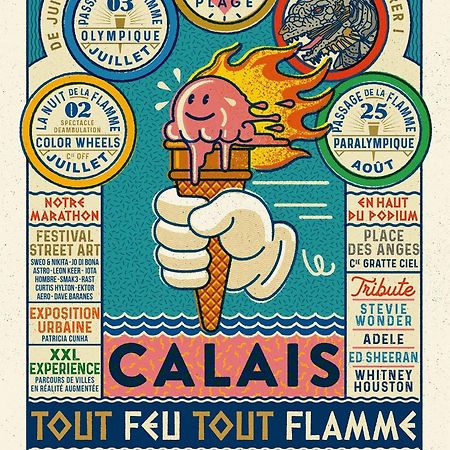 Appartamento Le Jean De Fiennes Calais Esterno foto